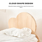 Cat Dog Wooden Bed Pet Sofa for Small Pet Wood Frame Beds With Bedding - Close-Up Angle