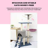 Cat Tree Tower Scratching Post  House Bed - Side View