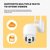 1080P Full HD Wireless Wifi IP Camera Home Security LED Bulb Lamp Light Camera - 45-Degree Angle