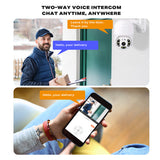 1080P Full HD Wireless Wifi IP Camera Home Security LED Bulb Lamp Light Camera - Close-Up Angle