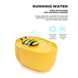 Pet Water Fountain Cat Dog Automatic Electric Sensor Drink Dispenser Filter - Rear View