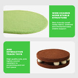 Cat Bed Pet Cave Bed Soft Cat House Cosy Tent Cat Nest Bed Warm Cat Cave Sleepin - Rear View