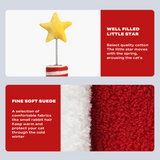 Christmas Gift Train Cat Tree Cat nest Integrated Cat Nest Toy Scratching Post - Low Angle