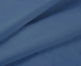 1000TC Ultra Soft Fitted Sheet & Pillowcase Set - Single Size Bed - Greyish Blue - Front View