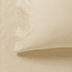 1000TC Ultra Soft Super King Size Bed Yellow Cream Flat & Fitted Sheet Set, image 3