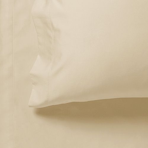 1000TC Ultra Soft Super King Size Bed Yellow Cream Flat & Fitted Sheet Set, image 3