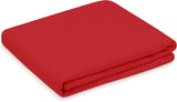 1000TC Premium Ultra Soft Body Pillowcase - Red - Side View