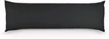 1000TC Premium Ultra Soft Body Pillowcase - Black - Front View