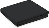 1000TC Premium Ultra Soft Body Pillowcase - Black - Side View