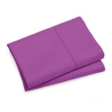 1000TC Premium Ultra Soft King size Pillowcases 2-Pack - Purple - Side View