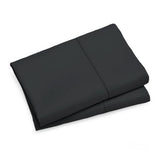 1000TC Premium Ultra Soft King size Pillowcases 2-Pack - Black - Side View