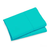 1000TC Premium Ultra Soft King size Pillowcases 2-Pack - Teal - Side View