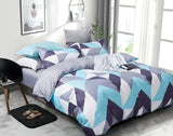 Kian Double Size Duvet Quilt Cover Set - Front View