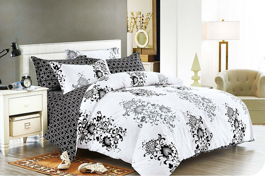 Chateaux King Size Duvet Quilt Cover Set