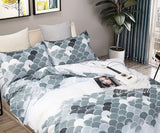 Millie King Size Quilt/Duvet Cover Set - Front View