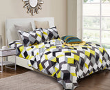 Jensson King Size Duvet Quilt Cover Set - Front View