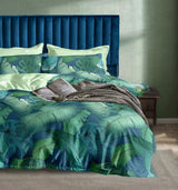 Kalena Leaves Quilt Cover Set - King Size - Front View
