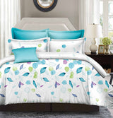 Leaves Queen Size Duvet Quilt Cover Set - Front View