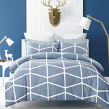 Moreton Queen Size Duvet Quilt Cover Set - Front View