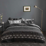 Tugo Reversible Queen Size Quilt/Duvet Cover Set - Front View