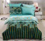 Giverny Quilt Cover Set - Queen Size - Side View