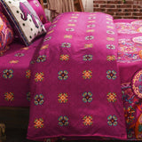 Mandala Super King Size Duvet Quilt Cover Set - Front View