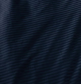 1000TC Ultra Soft Striped Super King Size Midnight Blue Duvet Quilt Cover Set - Side View