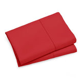 1000TC Premium Ultra Soft Queen size Pillowcases 2-Pack - Red - Side View