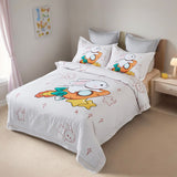 Rabbit Kids Quilt Cover Set - Double Size - Front View