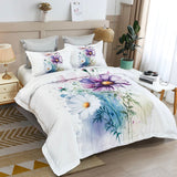 Marrea Floral Quilt Cover Set - King Size - Front View