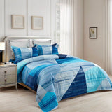 Mondrian Quilt Cover Set - King Size - Front View