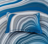 Evienne Quilt Cover Set - Queen Size - Top-Down View