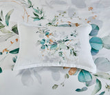 Zinya Quilt Cover Set - Queen Size - Top-Down View