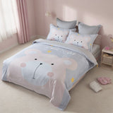 Bear Kids Quilt Cover Set - Single Size - Side View