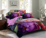Kaie Floral Quilt Cover Set - Super King Size - Front View