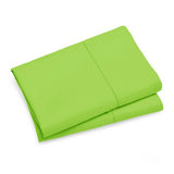 1000TC Premium Ultra Soft Standrad size Pillowcases 2-Pack - Green - Front View