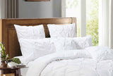 Diamond Pintuck Premium Ultra Soft Standrad size Pillowcases 2-Pack - White - Front View
