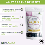 Collagen Beauty Formula Unflavoured - 225g - Front View