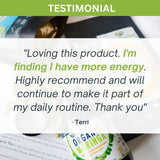 REFILL BAG - Organic Moringa Leaf Capsules - 180 Vegan Capsules - Top-Down View