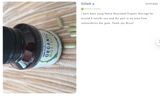Organic Pure Moringa Leaf Powder 120g - Rear View