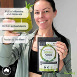 Organic Pure Moringa Leaf Powder 60g - Side View