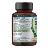 VALUE BUNDLE: Organic Pure Moringa Leaf Capsules - Australian Grown - 2 x 60 Vegan Capsules (2 Months Supply) - 45-Degree Angle