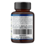 Pure MSM Capsules - Methyl Sulfonyl Methane - (660mg), 60 Vegan Capsules/1 Month - 45-Degree Angle