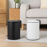 3L Soft Close Pedal Bin Black - Top-Down View