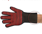 1 Pair Heat Proof Glove red - Front View