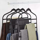 3pcs Velvet Clothes Hangers Grey - Front View