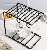 Cup Mug Holder Plate Rack Stand - Side View