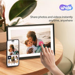 10.1 Inch Digital Picture Frame - 1280 * 800 HD WiFi Enabled with Load from Phone Capability, 32GB Memory Touch Screen Digital Photo Frame Display