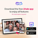 10.1 Inch Digital Picture Frame - 1280 * 800 HD WiFi Enabled with Load from Phone Capability, 32GB Memory Touch Screen Digital Photo Frame Display - 45-Degree Angle