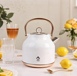 1.7L Electric Water Kettle White - Side View